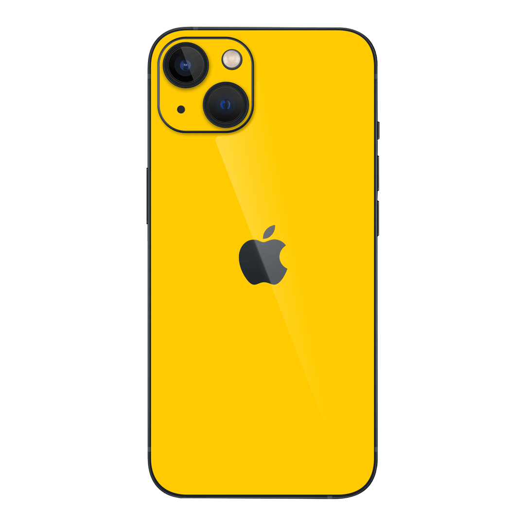 iPhone 14 Plus GLOSSY Golden Yellow Skin - Premium Protective Skin Wrap Sticker Decal Cover by QSKINZ | Qskinz.com