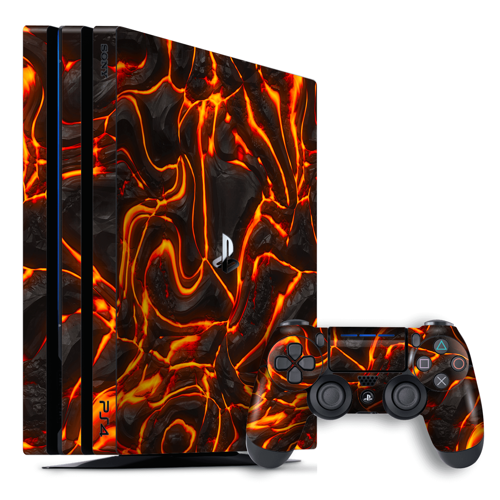 Playstation 4 PRO SIGNATURE LAVA Skin 06