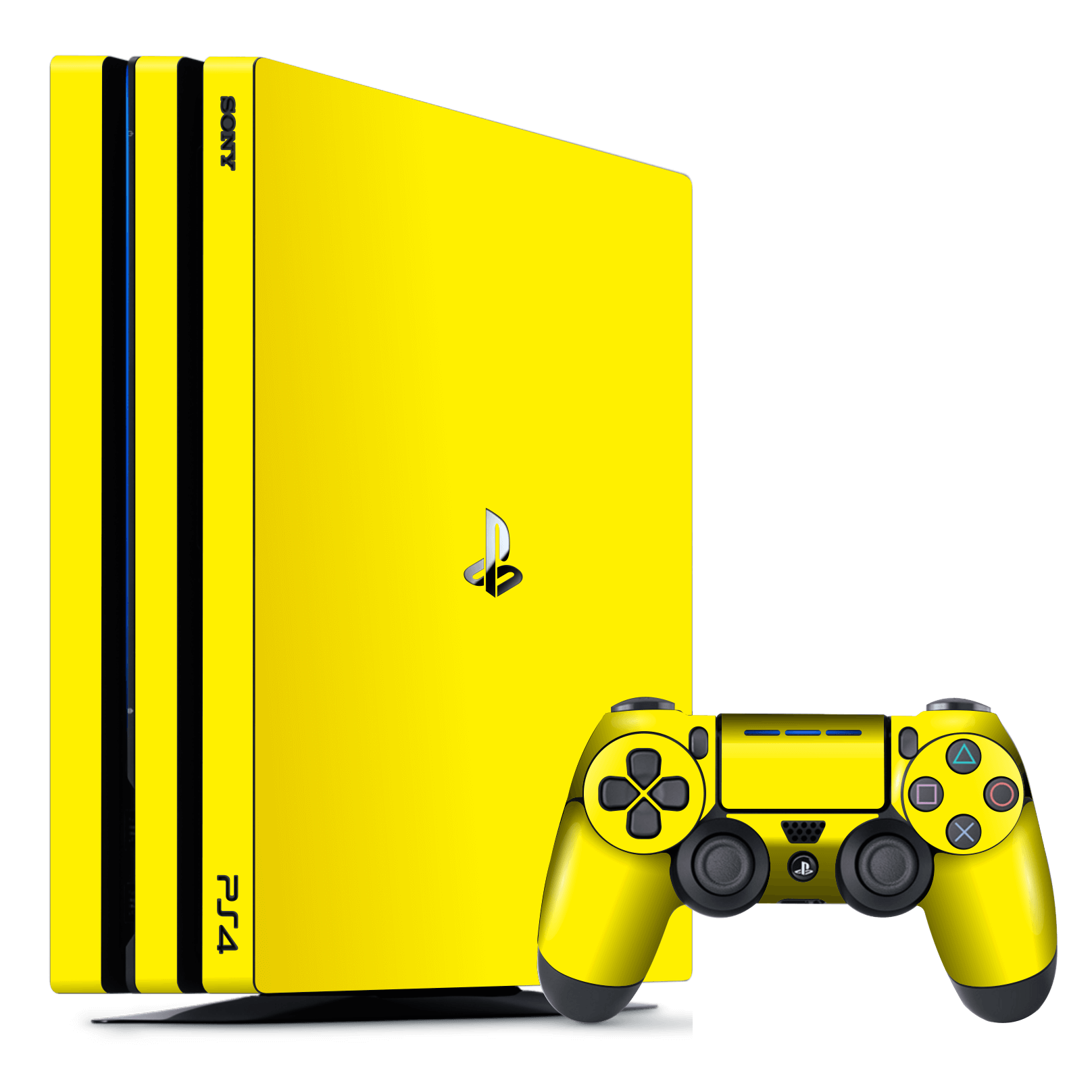 Playstation 4 PRO GLOSSY Lemon Skin