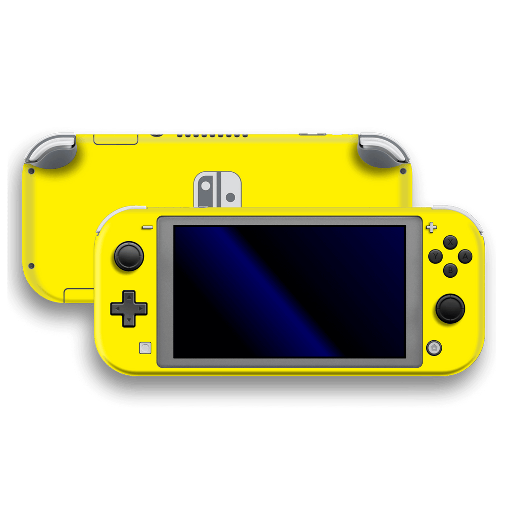 Nintendo Switch LITE LEMON YELLOW Skin, Wrap, Decal – Qskinz™