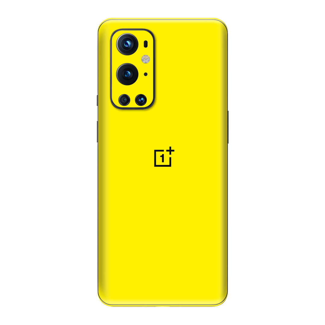 OnePlus 9 Pro Gloss Glossy Lemon Yellow Skin Wrap Sticker Decal Cover Protector by EasySkinz