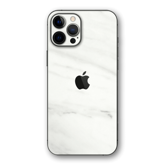iPhone 12 Pro MAX LUXURIA White MARBLE Skin - Premium Protective Skin Wrap Sticker Decal Cover by QSKINZ | Qskinz.com