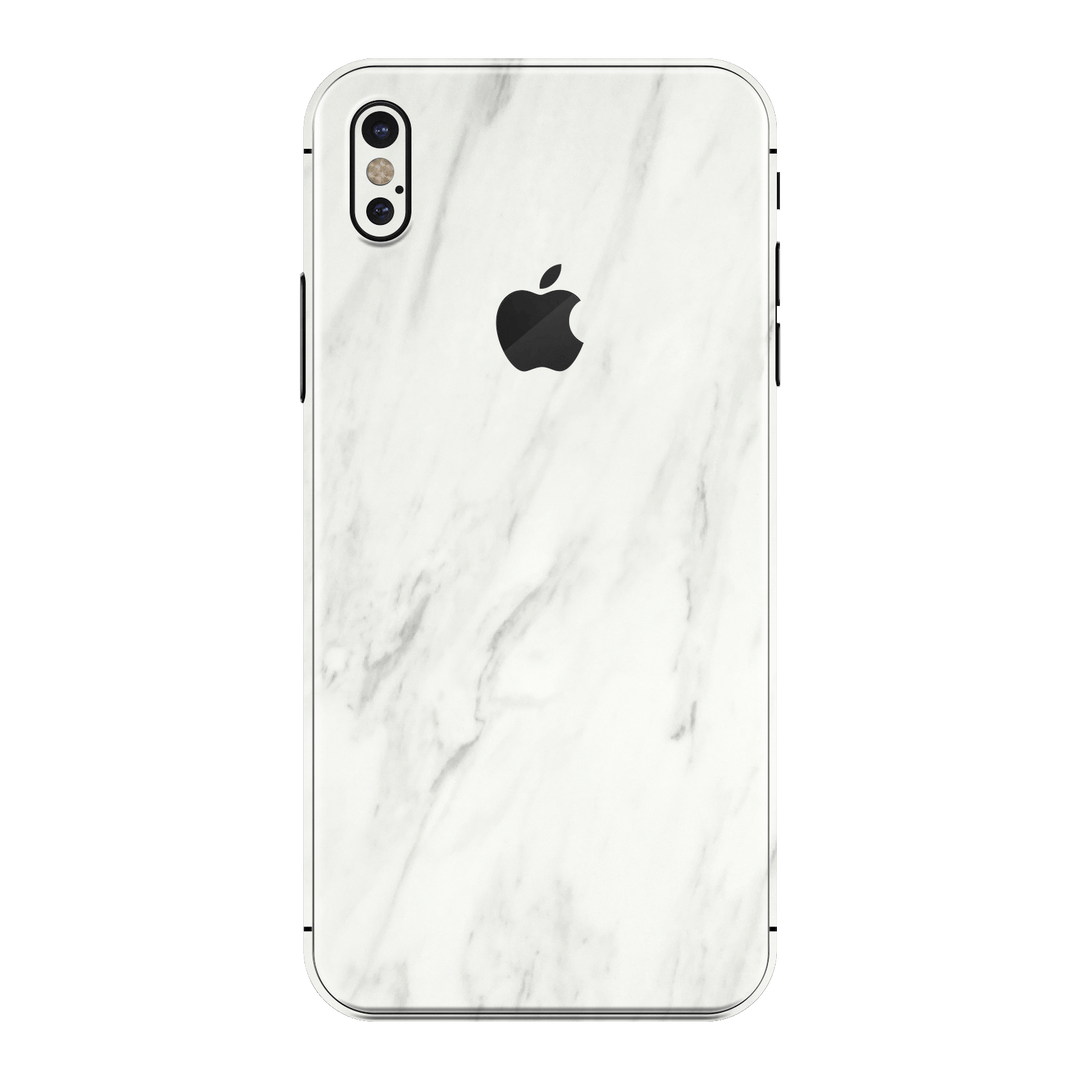 iPhone XS Luxuria White MARBLE Skin Wrap Decal Protector | EasySkinz