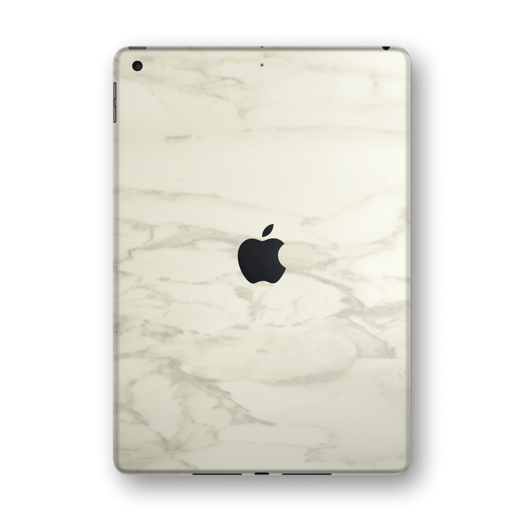 iPad 10.2" (8th Gen, 2020) Luxuria White Marble Skin Wrap Sticker Decal Cover Protector by EasySkinz