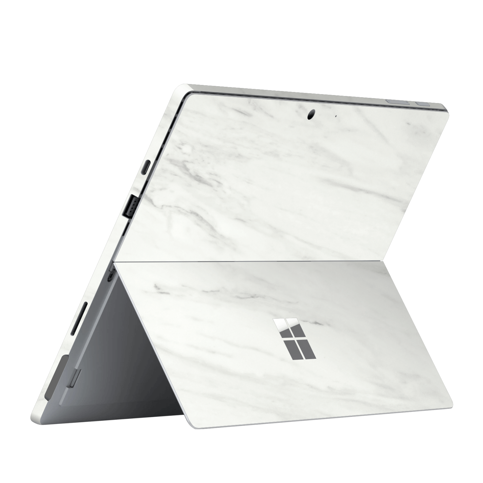 Microsoft Surface Pro 7 Luxuria White MARBLE Skin Wrap Decal Protector | EasySkinz