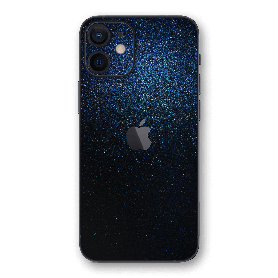 iPhone 12 GLOSSY MIDNIGHT BLUE Metallic Skin - Premium Protective Skin Wrap Sticker Decal Cover by QSKINZ | Qskinz.com