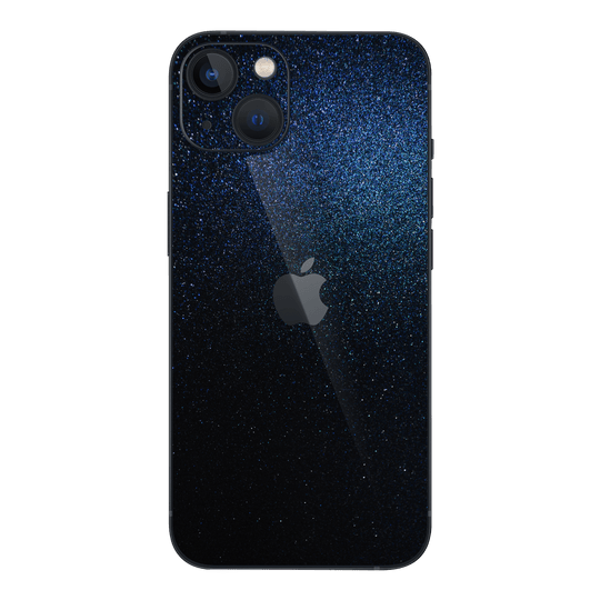 iPhone 13 GLOSSY MIDNIGHT BLUE Metallic Skin - Premium Protective Skin Wrap Sticker Decal Cover by QSKINZ | Qskinz.com