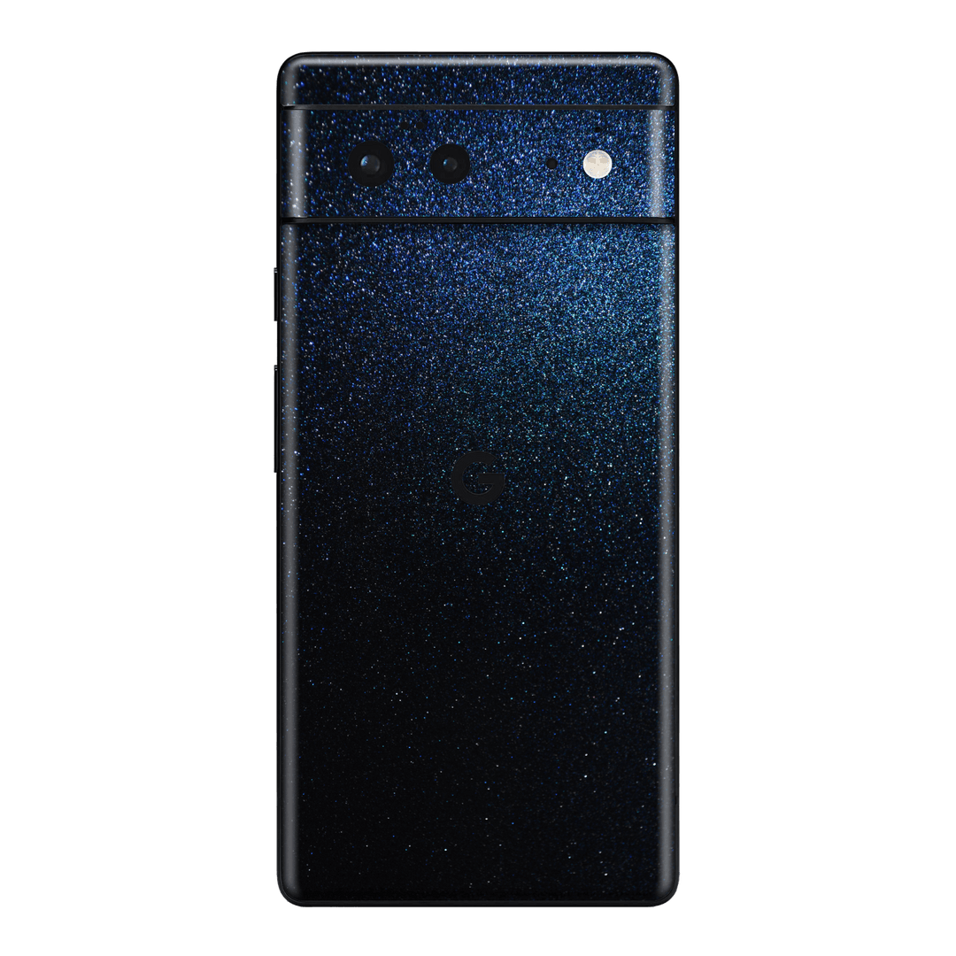 Google Pixel 6 Midnight Blue Metallic Gloss Finish Skin Wrap Sticker Decal Cover Protector by EasySkinz | EasySkinz.com