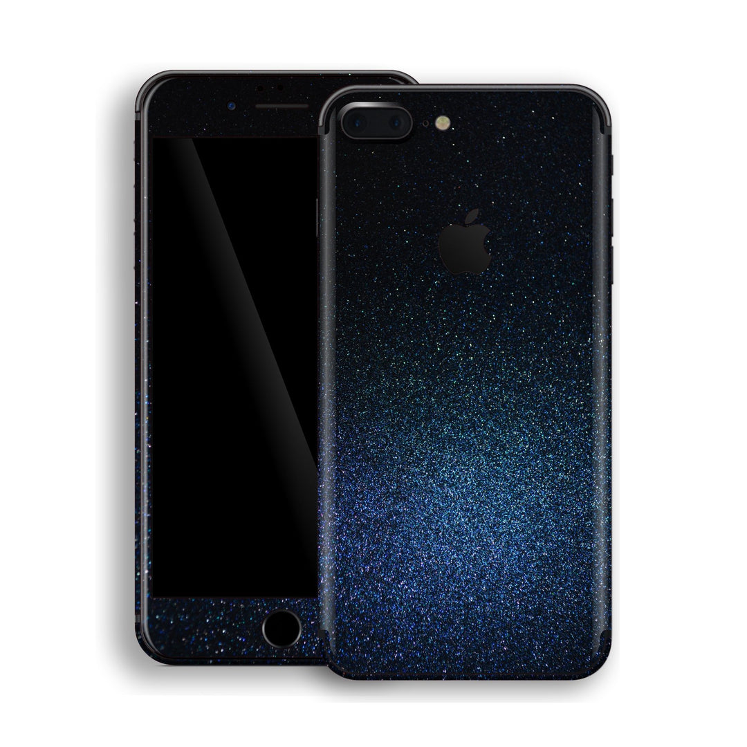 iPhone 8 Plus Glossy Midnight Blue Metallic Skin, Decal, Wrap, Protector, Cover by EasySkinz | EasySkinz.com