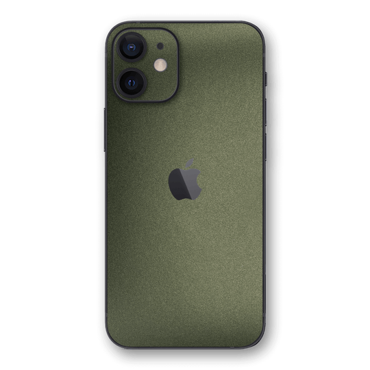 iPhone 12 MILITARY GREEN MATT Skin Wrap Sticker Decal Cover Protector by EasySkinz