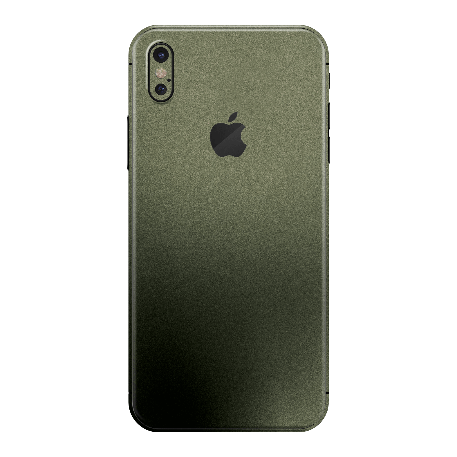 iPhone XS Military Green Metallic Skin Wrap Sticker Decal Cover Protector by EasySkinz | EasySkinz.com