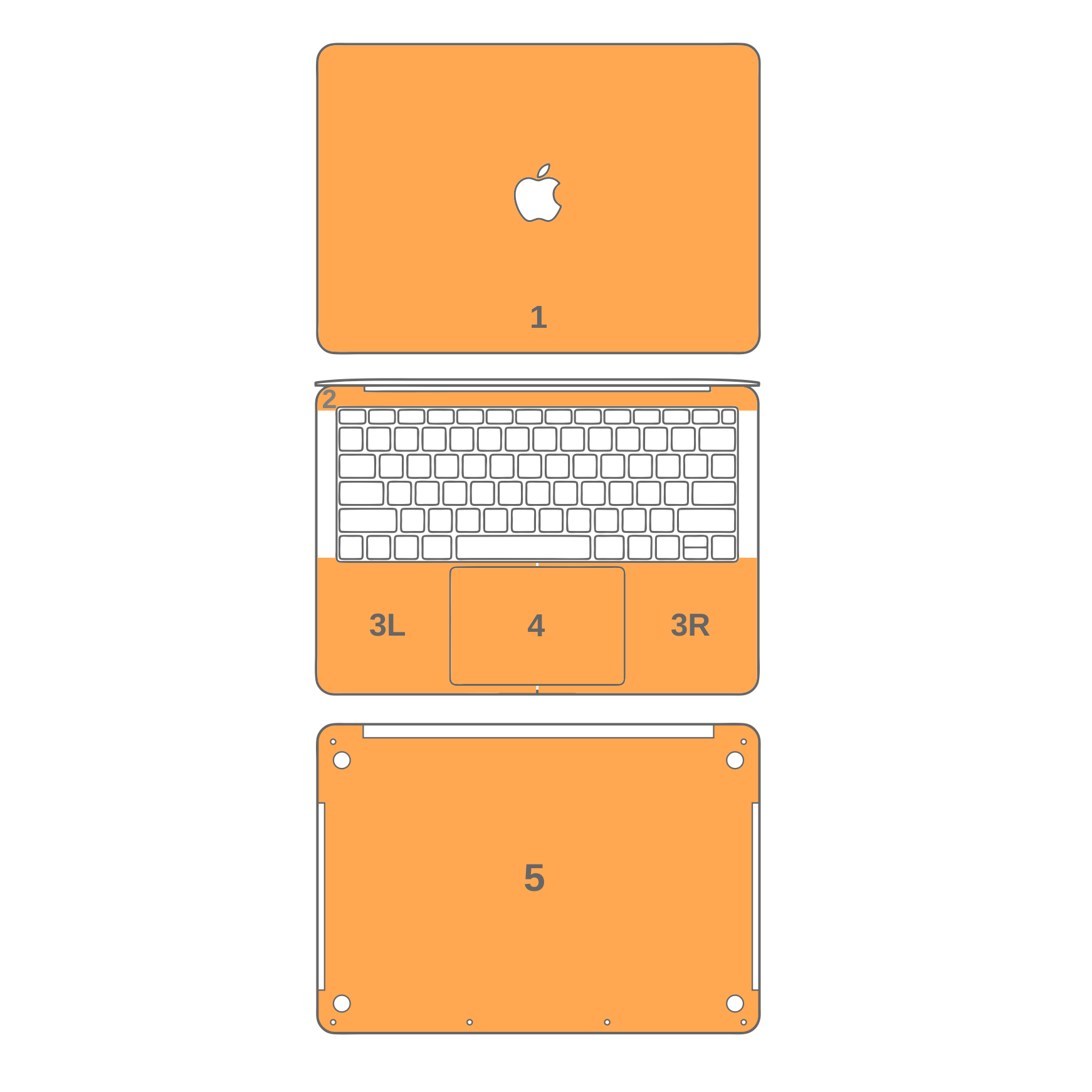 Mertak Universe Planets Vinyl Skin Decal Wrap For MacBook Air & Pro - Galaxy Solar System Design