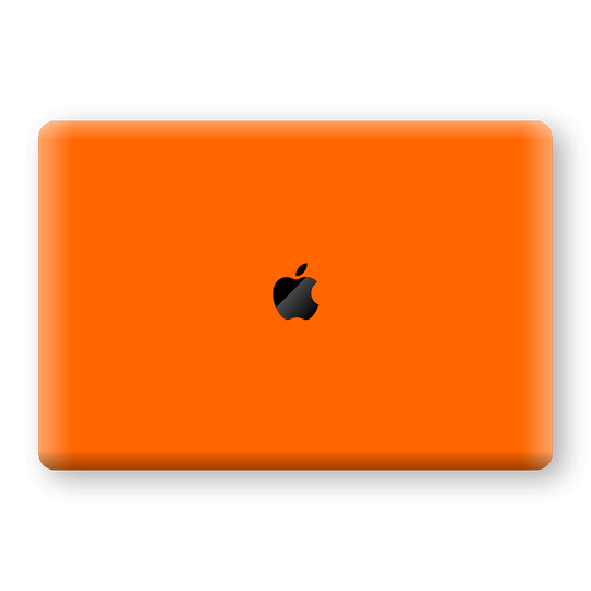 MacBook Pro 13" (No Touch Bar) Orange Glossy Gloss Finish Skin, Decal, Wrap, Protector, Cover by EasySkinz | EasySkinz.com