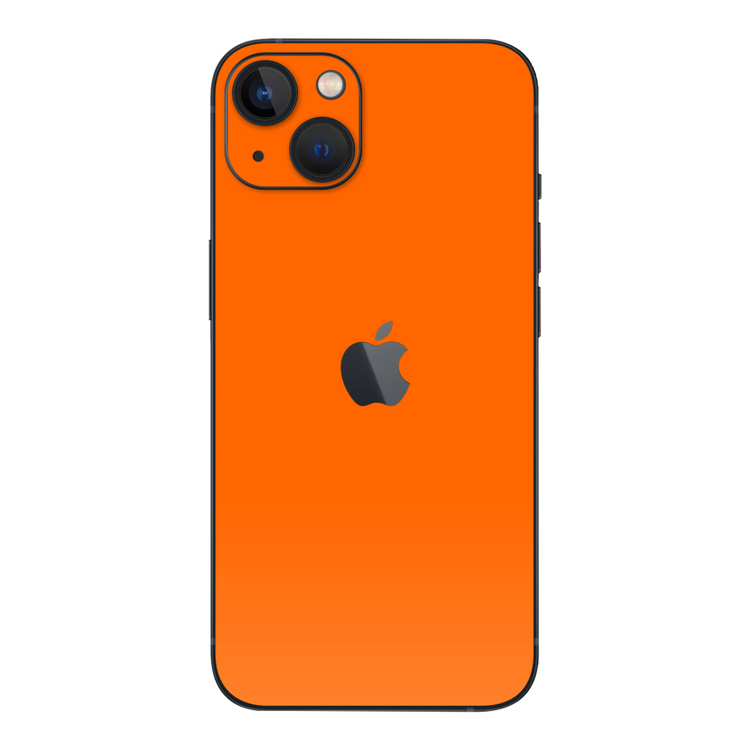 iPhone 13 MINI GLOSSY Orange Skin - Premium Protective Skin Wrap Sticker Decal Cover by QSKINZ | Qskinz.com