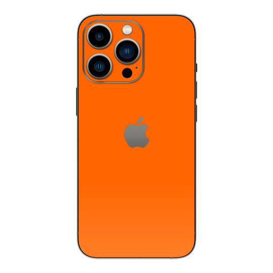 iPhone 13 Pro MAX GLOSSY ORANGE Skin - Premium Protective Skin Wrap Sticker Decal Cover by QSKINZ | Qskinz.com