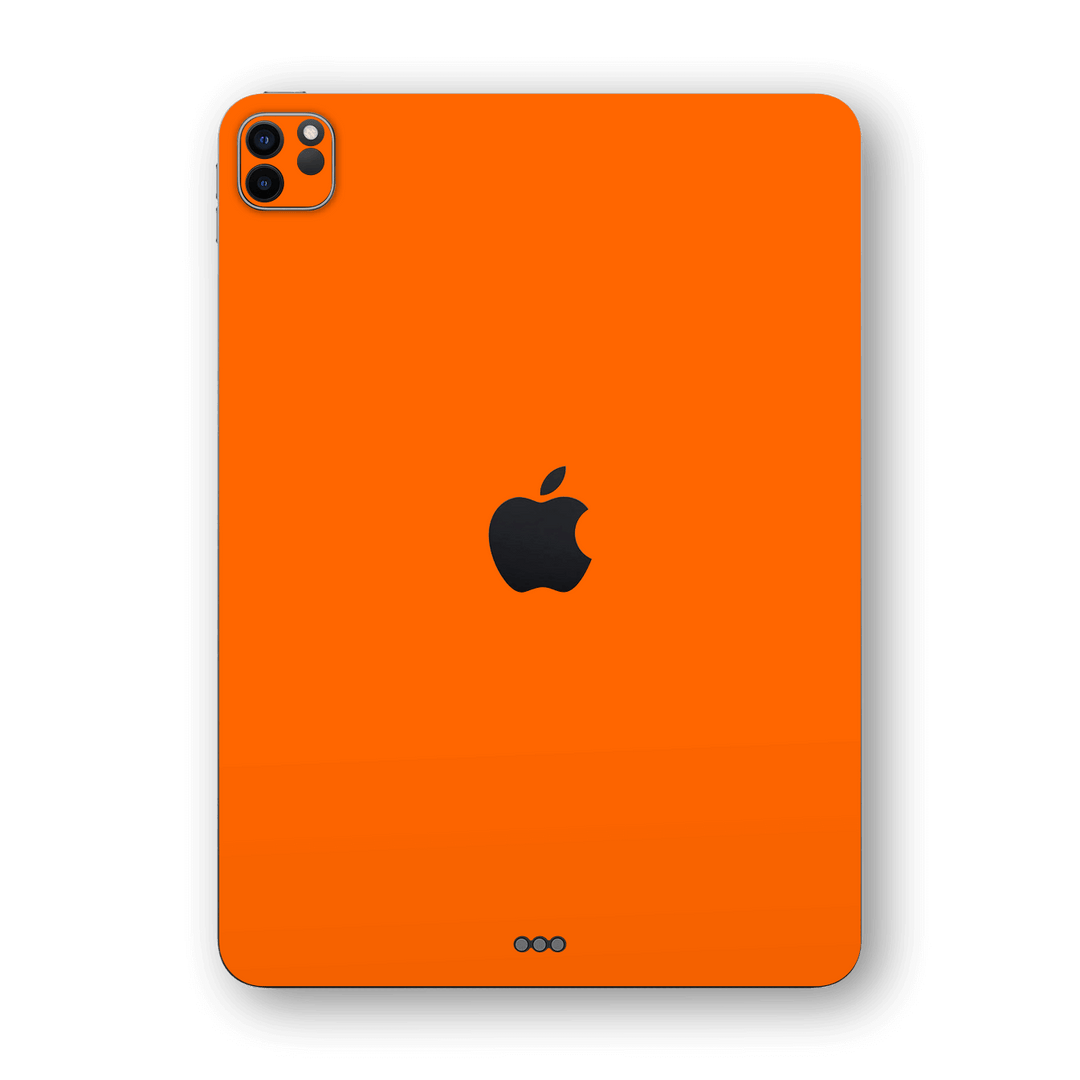 iPad PRO 11-inch 2021 Gloss Glossy Orange Skin Wrap Sticker Decal Cover Protector by EasySkinz | EasySkinz.com