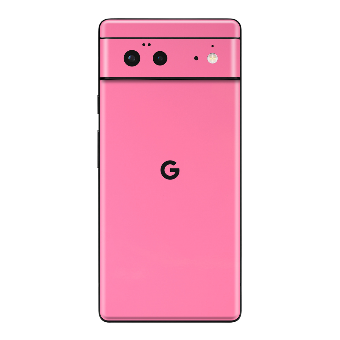 Google Pixel 6 Gloss Glossy Hot Pink Skin Wrap Sticker Decal Cover Protector by EasySkinz | EasySkinz.com