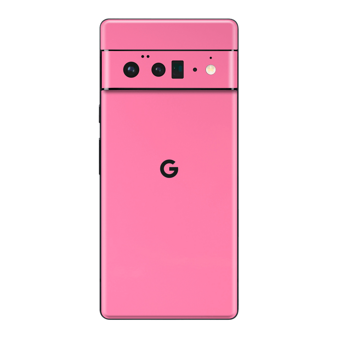 Google Pixel 6 Pro Gloss Glossy Hot Pink Skin Wrap Sticker Decal Cover Protector by EasySkinz | EasySkinz.com