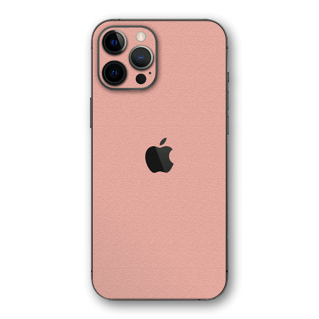 iPhone 12 PRO LUXURIA Soft PINK Textured Skin - Premium Protective Skin Wrap Sticker Decal Cover by QSKINZ | Qskinz.com