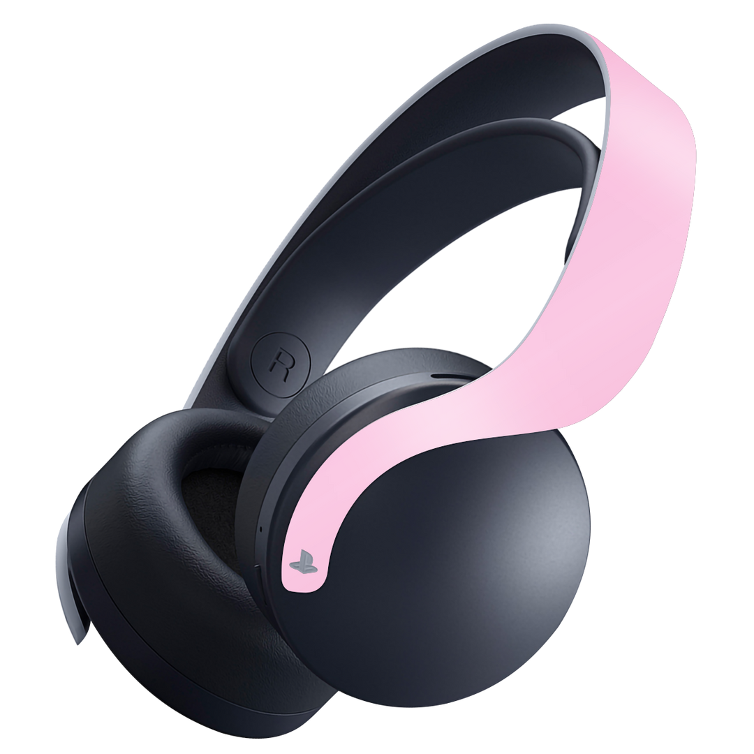 PS5 PlayStation 5 PULSE 3D Wireless Headset Skin - Pink Matt Matte Skin Wrap Decal Cover Protector by EasySkinz | EasySkinz.com