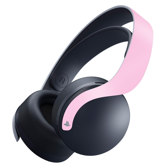 PS5 PlayStation 5 PULSE 3D Wireless Headset Skin - Pink Matt Matte Skin Wrap Decal Cover Protector by EasySkinz | EasySkinz.com