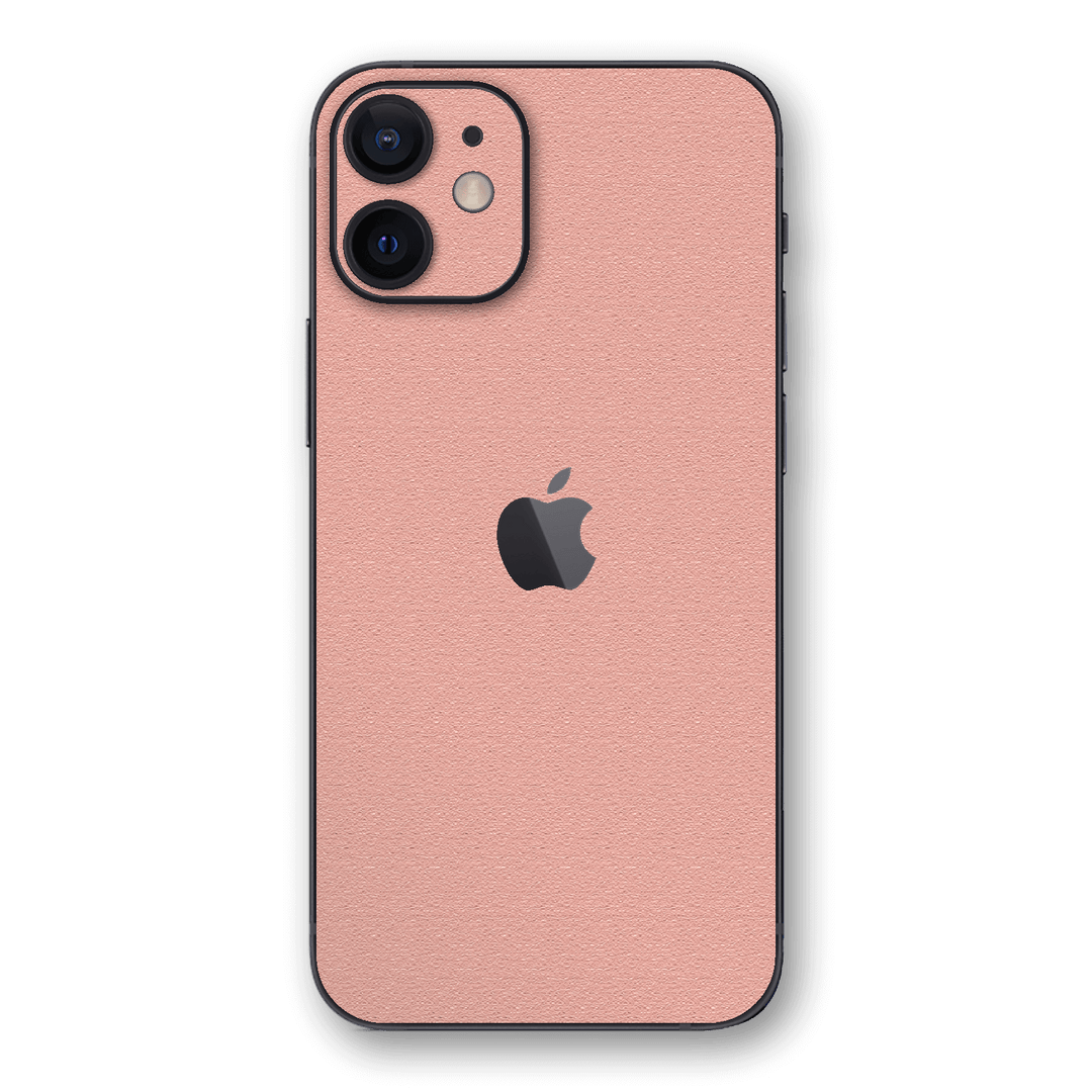 iPhone 12 LUXURIA Soft PINK Textured Skin - Premium Protective Skin Wrap Sticker Decal Cover by QSKINZ | Qskinz.com