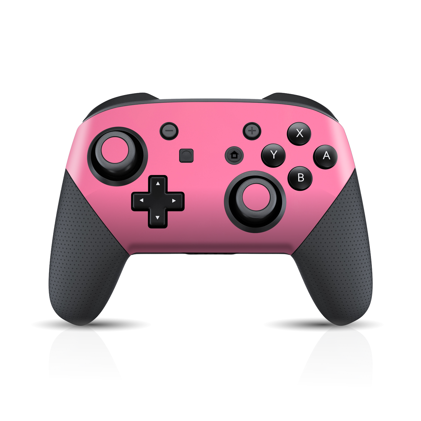 Nintendo Switch Pro CONTROLLER Glossy 3M HOT PINK Skin Wrap Sticker Decal Cover Protector by EasySkinz