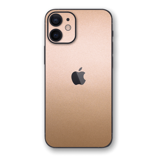 iPhone 12 LUXURIA Rose Gold Metallic Skin - Premium Protective Skin Wrap Sticker Decal Cover by QSKINZ | Qskinz.com