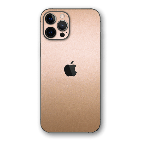 iPhone 12 PRO LUXURIA Rose Gold Metallic Skin - Premium Protective Skin Wrap Sticker Decal Cover by QSKINZ | Qskinz.com