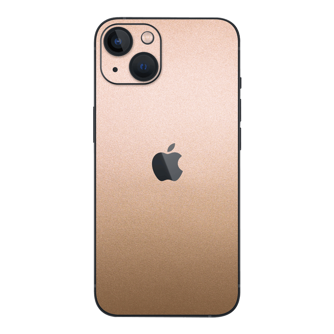 iPhone 13 LUXURIA Rose Gold Metallic Skin - Premium Protective Skin Wrap Sticker Decal Cover by QSKINZ | Qskinz.com