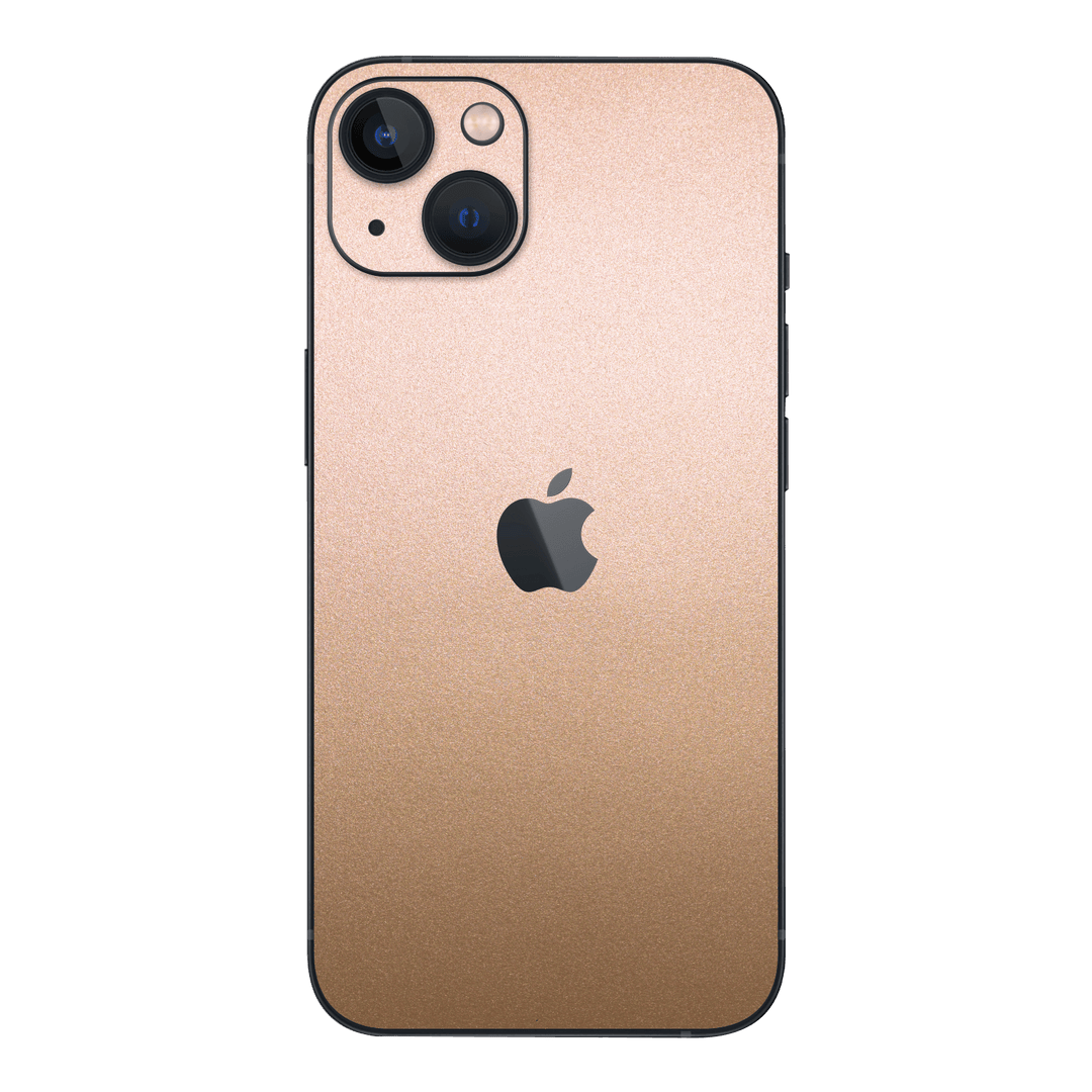 iPhone 14 Rose Gold Metallic Skin, Wrap