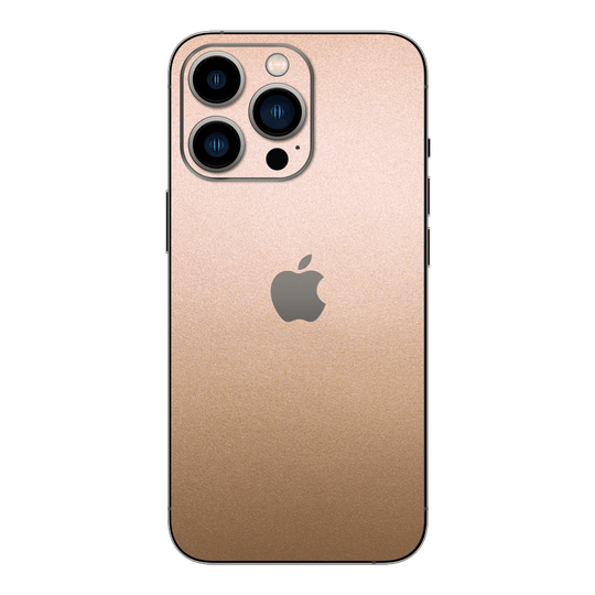 iPhone 13 Pro MAX LUXURIA Rose Gold Metallic Skin - Premium Protective Skin Wrap Sticker Decal Cover by QSKINZ | Qskinz.com