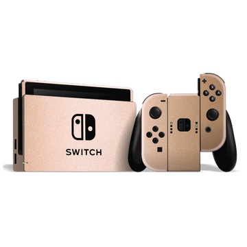 Nintendo SWITCH LUXURIA Rose Gold Metallic Skin