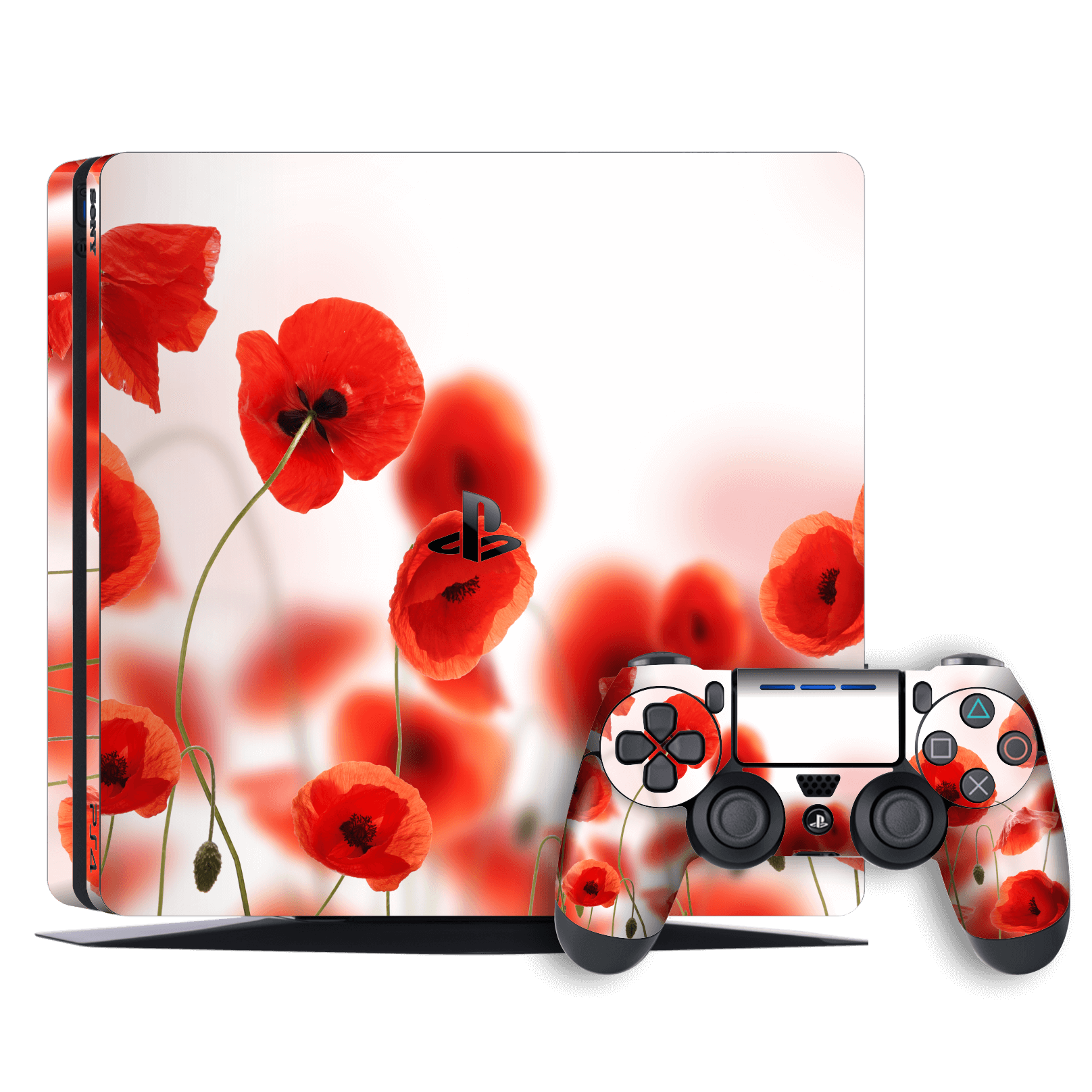 Playstation 4 SLIM SIGNATURE POPPIES Skin 13