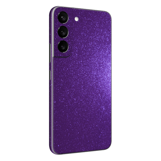 Samsung Galaxy S22 Diamond Purple Shimmering Sparkling Glitter Skin Wrap Sticker Decal Cover Protector by EasySkinz | EasySkinz.com