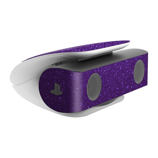 PS5 Playstation 5 HD Camera Skin - Diamond Purple Shimmering Sparkling Glitter Skin Wrap Decal Cover Protector by EasySkinz | EasySkinz.com