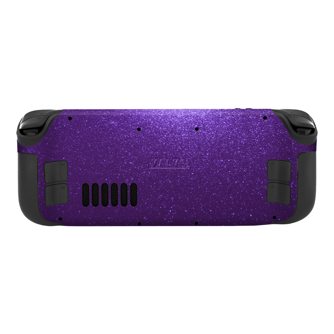 Steam Deck Diamond Purple Shimmering Sparkling Glitter Skin Wrap Sticker Decal Cover Protector by EasySkinz | EasySkinz.com