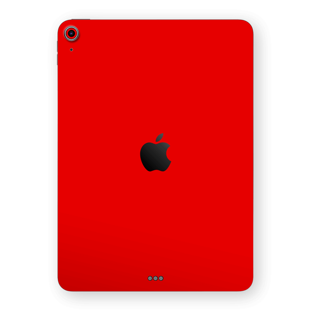 iPad AIR 4 (2020) Glossy Bright Red Skin Wrap Sticker Decal Cover Protector by EasySkinz