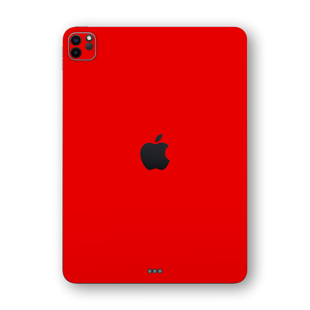 iPad PRO 11-inch 2021 Gloss Glossy Bright Red Skin Wrap Sticker Decal Cover Protector by EasySkinz | EasySkinz.com