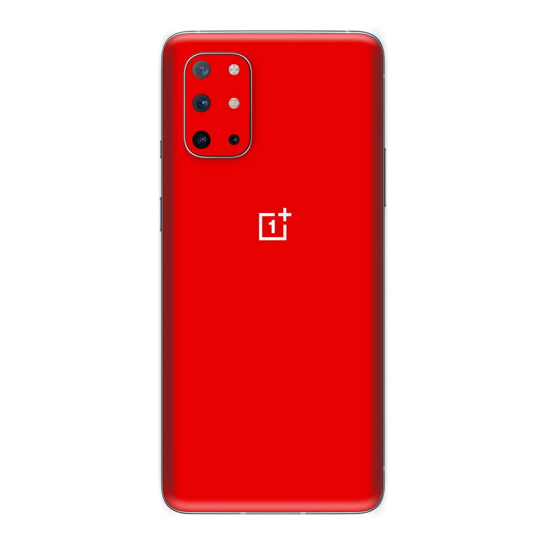 OnePlus 8T Gloss Glossy Bright Red Skin, Wrap, Decal, Protector, Cover by EasySkinz | EasySkinz.com