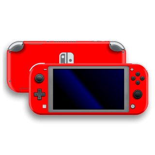 Nintendo Switch LITE Glossy BRIGHT RED Skin