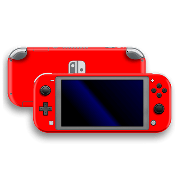 Nintendo Switch LITE Glossy BRIGHT RED Skin