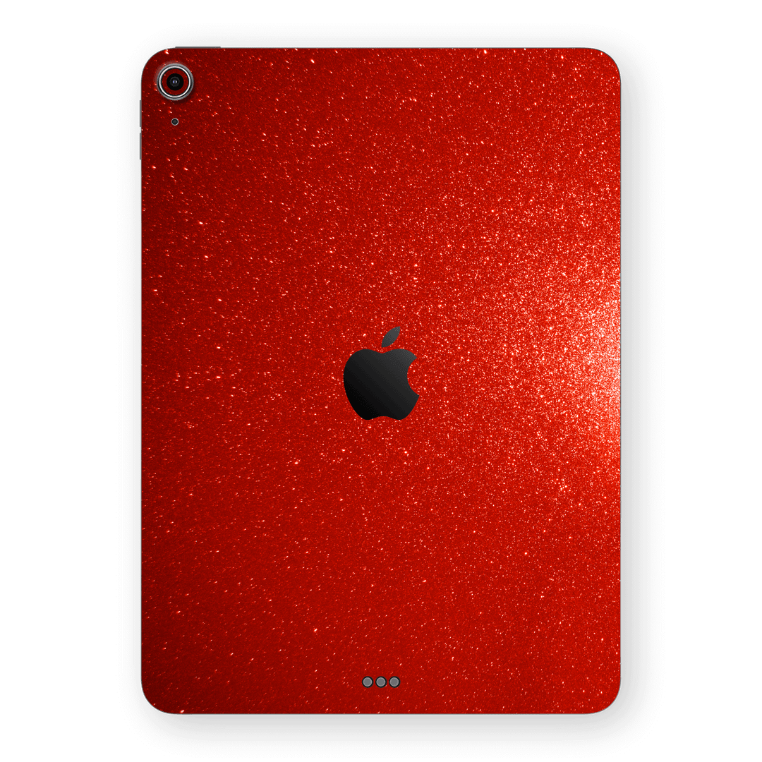 iPad AIR 4 (2020) Diamond RED Glitter Shimmering Skin Wrap Sticker Decal Cover Protector by EasySkinz