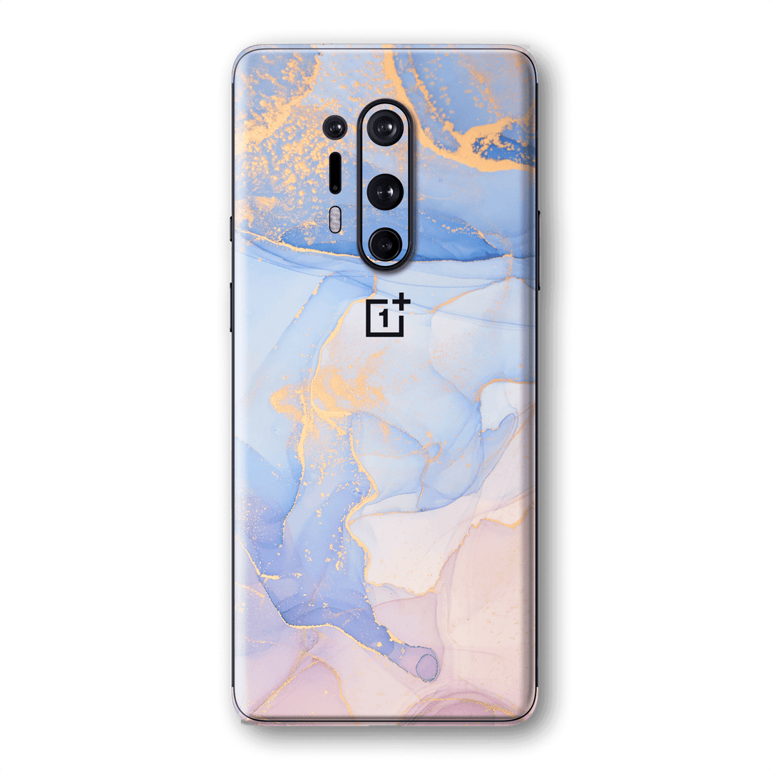 OnePlus 8 PRO SIGNATURE AGATE GEODE Pastel-Gold Skin, Wrap, Decal, Protector, Cover by EasySkinz | EasySkinz.com