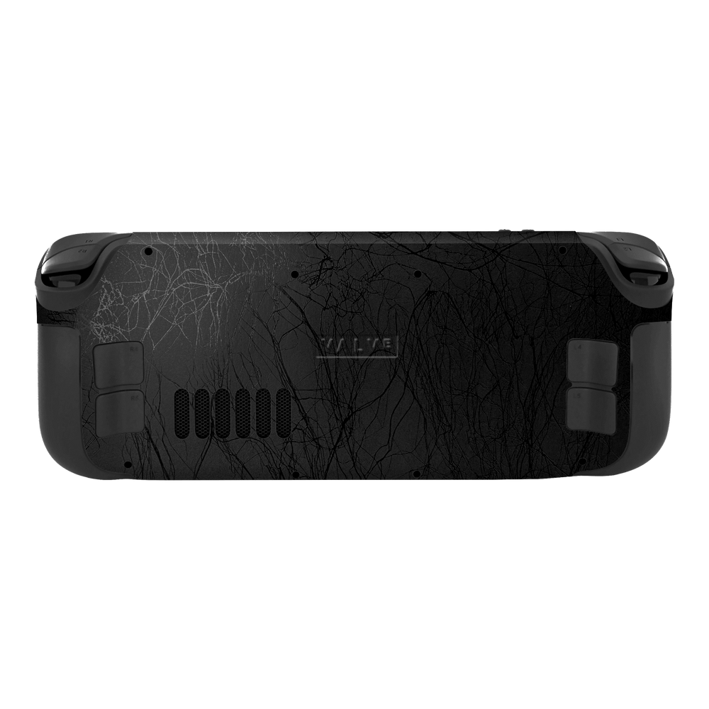 Steam Deck BLACK WEB Skin, Wrap Qskinz Steam Deck BLACK WEB Skin, Wrap Qskinz