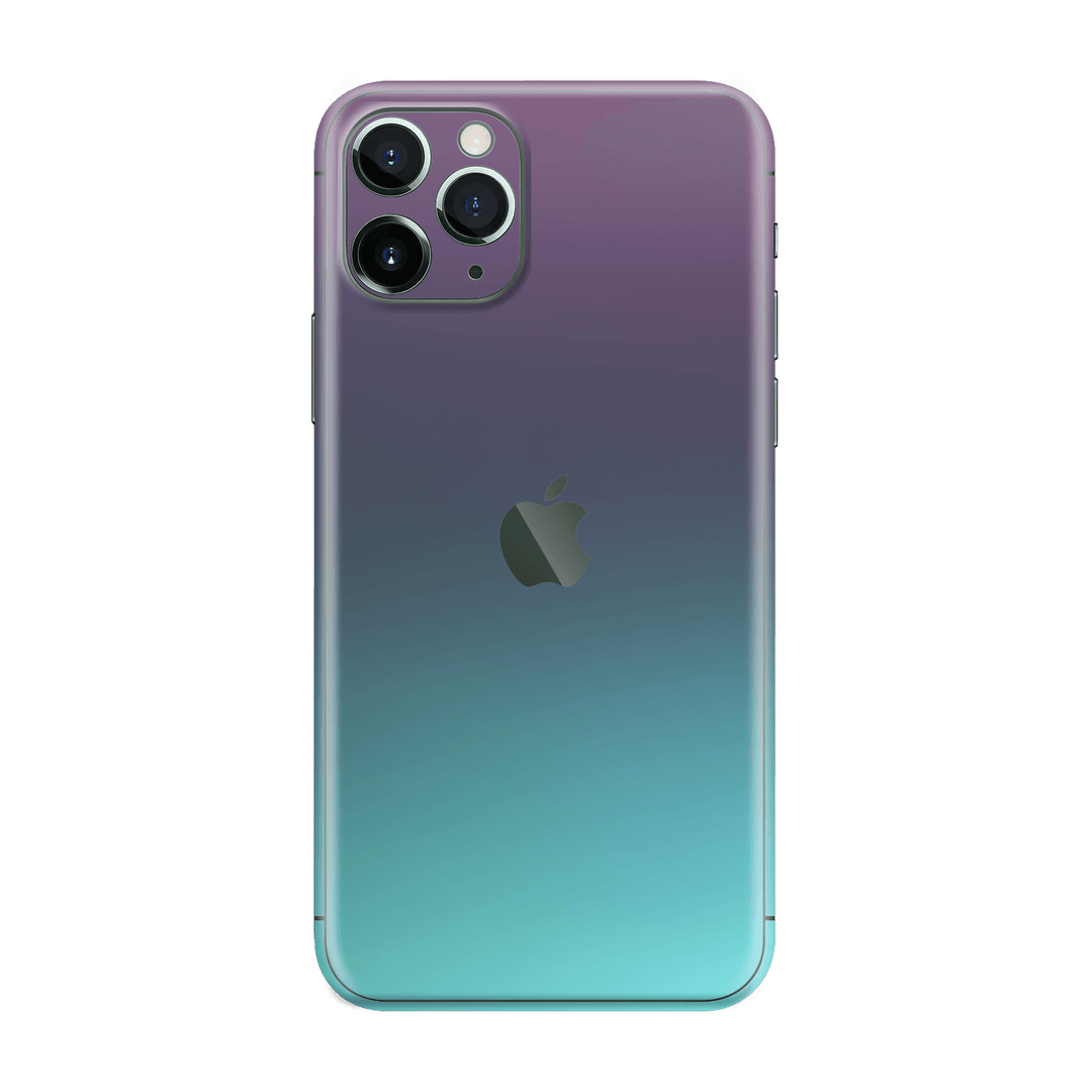 iPhone 11 PRO CHAMELEON TURQUOISE LAVENDER Skin / Wrap / Decal – Qskinz™ iPhone 11 PRO CHAMELEON TURQUOISE LAVENDER Skin / Wrap / Decal – Qskinz™
