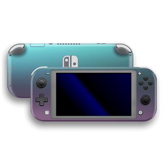 Nintendo Switch LITE CHAMELEON TURQUOISE LAVENDER Matt Metallic Skin
