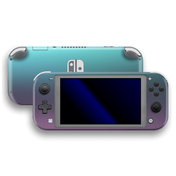 Nintendo Switch LITE CHAMELEON TURQUOISE LAVENDER Matt Metallic Skin