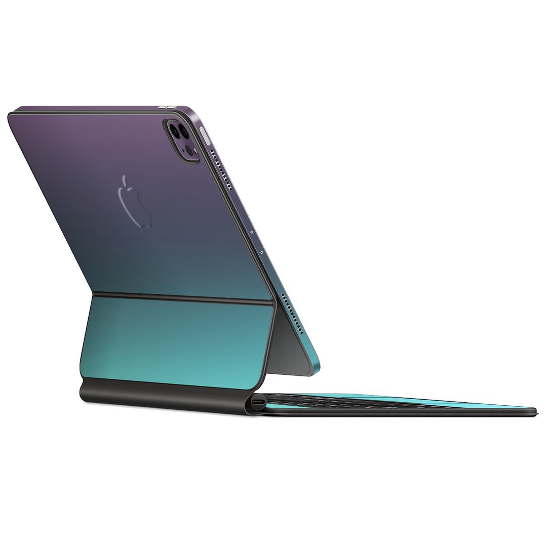 Magic Keyboard for iPad Pro (2021) TURQUOISE LAVENDER Skin, Wrap