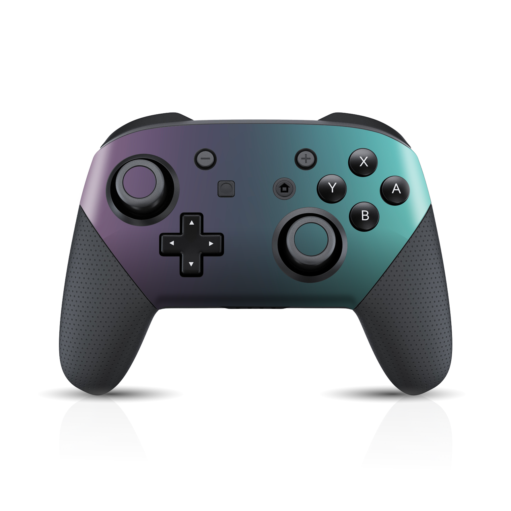 QSKINZ Chameleon Turquoise Lavender Controller Skin for Nintendo Switch Pro